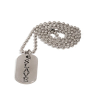 Black Label - SLAVE - Kink-Fetisch-Dog-Tag - Day Collar - Laced-up.nl