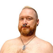 Black Label - SLUT - Kink-Fetisch-Hunde-Marke - Tageshalsband - Laced-up.nl