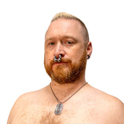 Black Label - SUB - Kink Fetish Dog Tag - Day Collar - Laced-up.nl