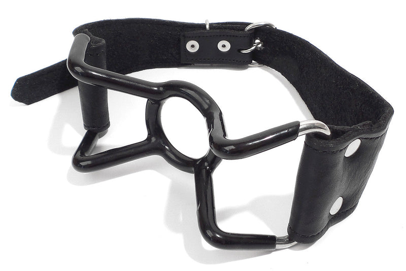 Black Label - Spider PVC Coated Stainless Steel Mouth Gag-laced-up.nl