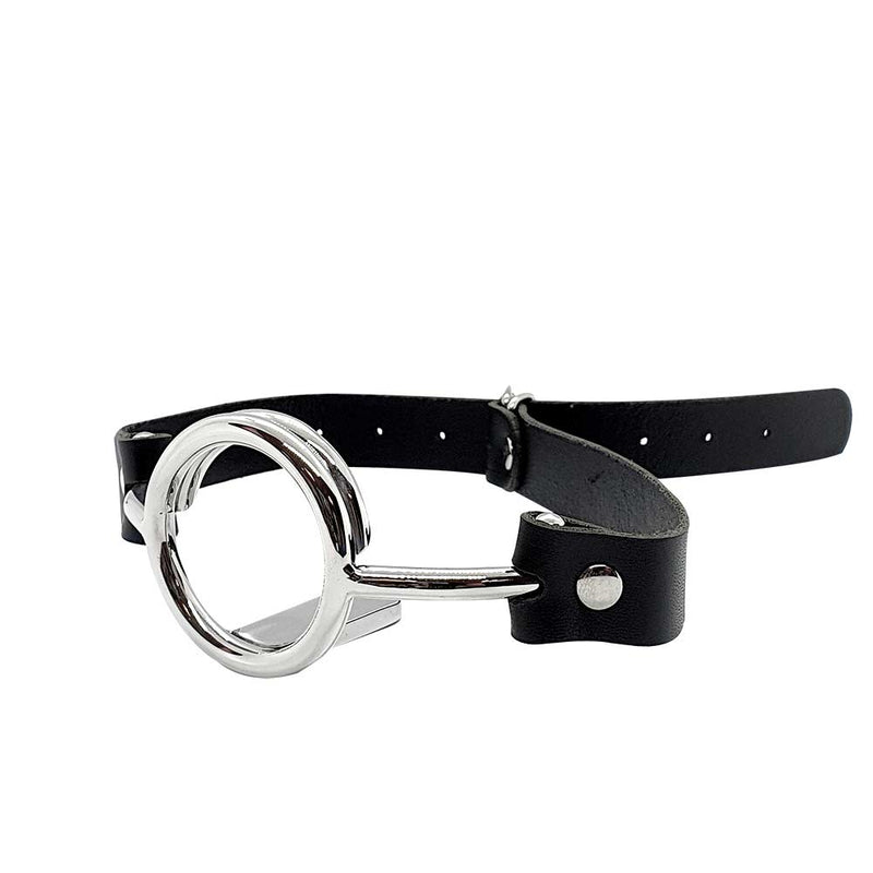 Black Label - Ring Gag met tongspatel - RVS-laced-up.nl