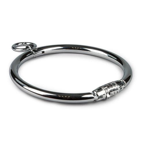 Black Label - Stalen Collar met Cijferslot - Zilver-Laced-up.nl