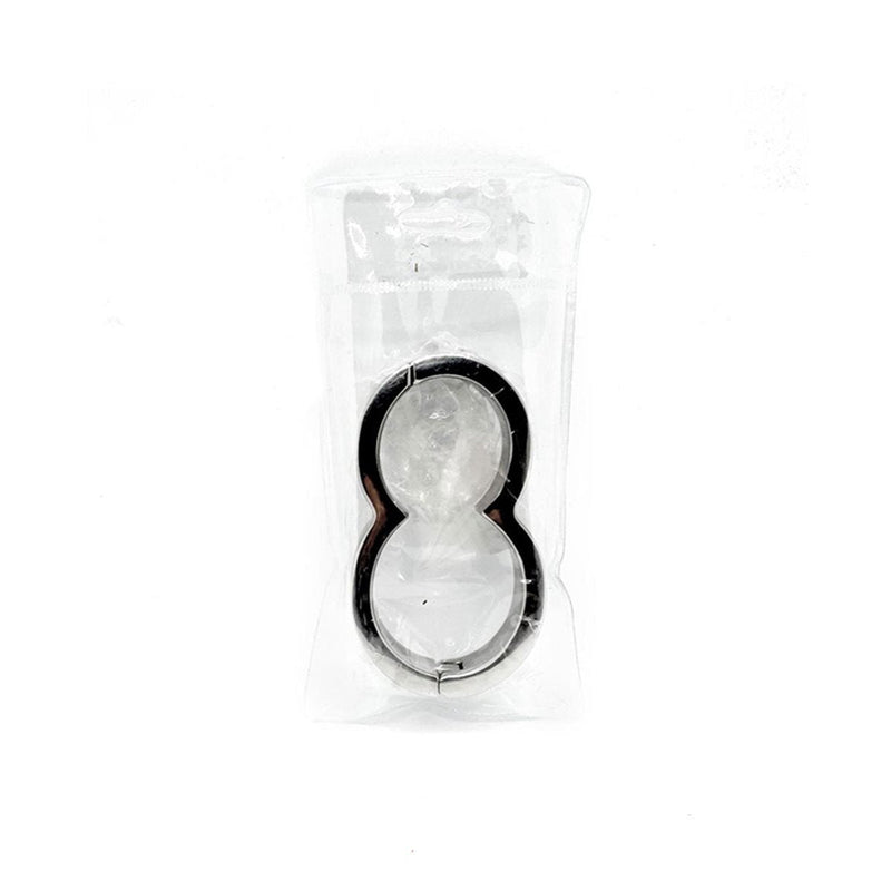 Black Label - Super 8 - Cockring en Scrotumring - RVS-Erotiekvoordeel.nl