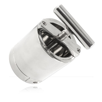 Black Label - The Ball Flask - Scrotum Crusher - RVS-Erotiekvoordeel.nl