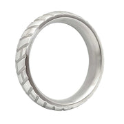 Black Label - Tire XL - Zware RVS Cockring met Bandenprofiel-Laced-up.nl