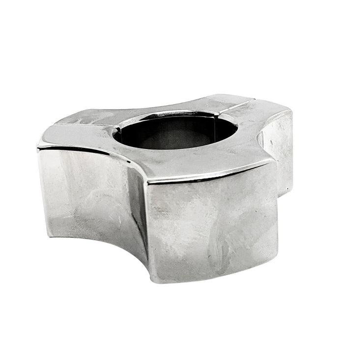 Black Label - Triad - Magnetische Ball Stretcher - 30 x 35 mm - RVS - Zilver-Laced-up.nl