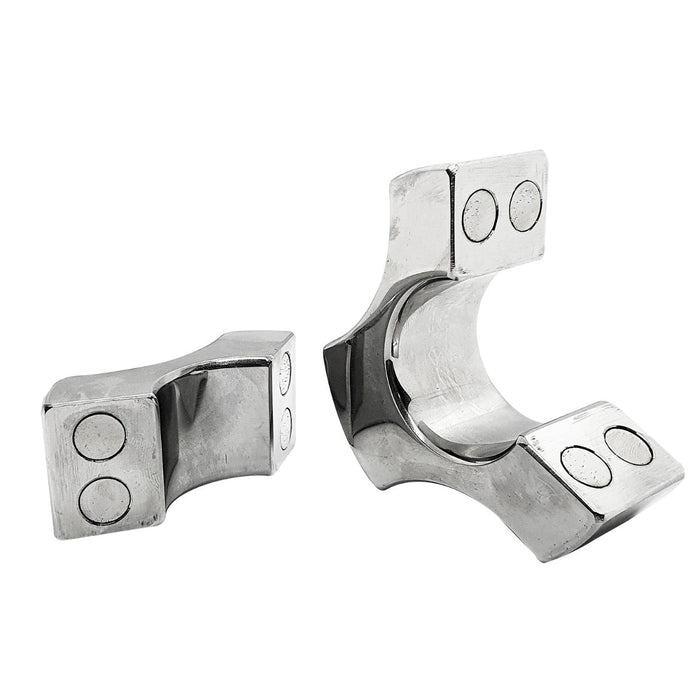 Black Label - Triad - Magnetische Ball Stretcher - 30 x 35 mm - RVS - Zilver-Laced-up.nl