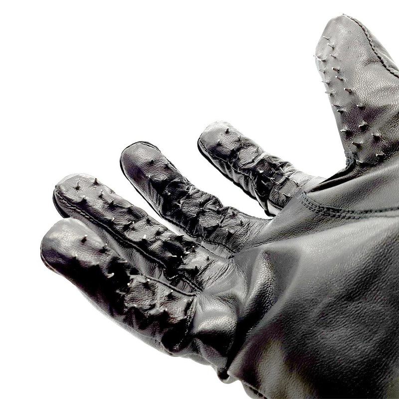 Black Label - Vampier Handschoenen met spikes-Erotiekvoordeel.nl