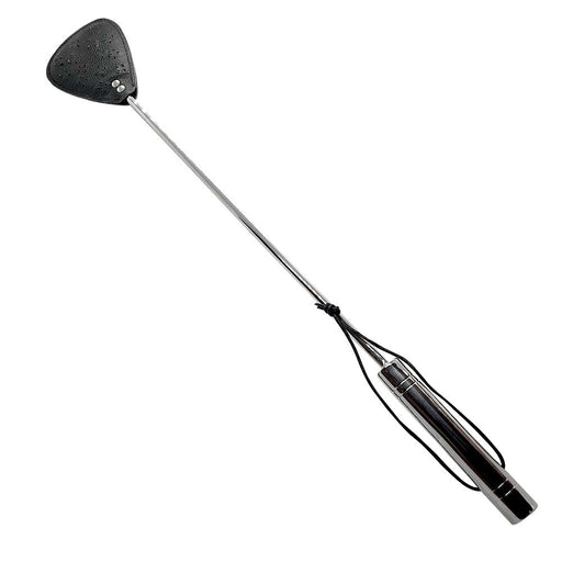 Black Label - Vampire Crop met Metalen Puntjes - Zwart-Laced-up.nl