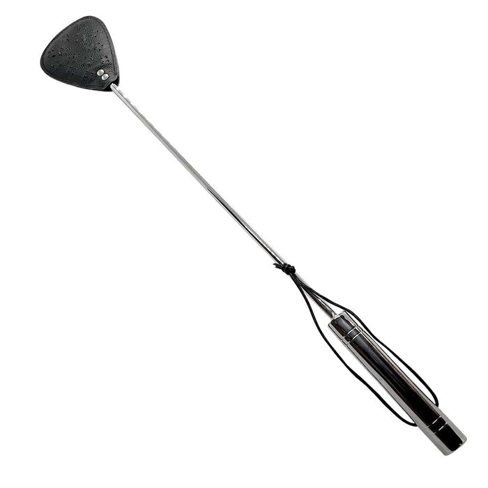 Black Label - Vampire Crop met Metalen Puntjes - Zwart-Laced-up.nl