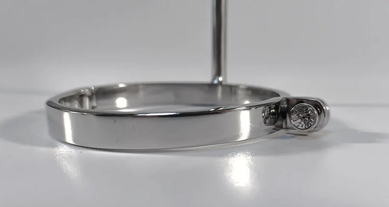 Black Label - Vinger Fixatie Boeien - RVS - Met Swarovski Decoratie - Zilver-Laced-up.nl