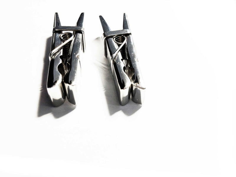 Black Label - Wasknijper Tepelklemmen - RVS - Twee stuks-Laced-up.nl