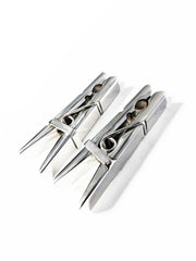 Black Label - Wasknijper Tepelklemmen - RVS - Twee stuks-Laced-up.nl