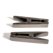 Black Label - Clothespin Nipple Clamps - Black Chrome - Laced-up.nl