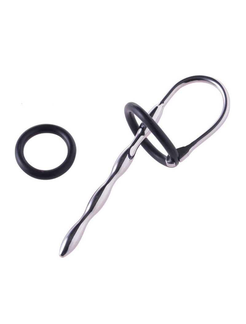Black Label - Wavey - Golvende Plasbuis Stretcher met Siliconen Ringen-Laced-up.nl