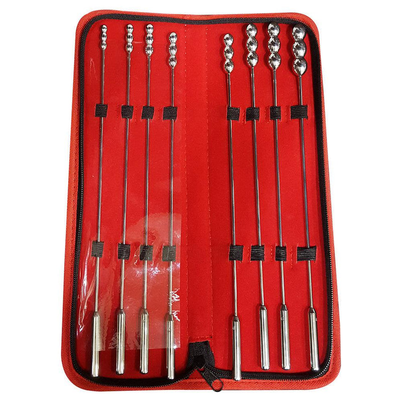 Black Line - Bumpy Rosebud Urethral Sounds Set - 8 stuks-Laced-up.nl