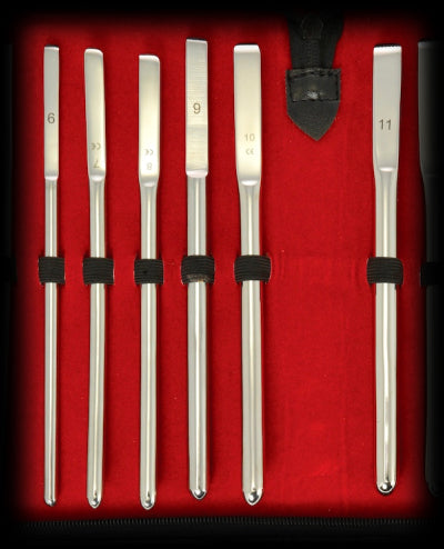 Black Line - Dilator set - 6 stuks - Diameters 6-11 mm-Laced-up.nl