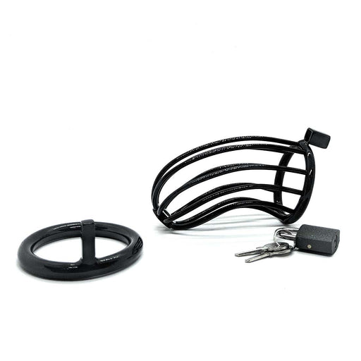 Black Line - Outlined - Kuisheidskooi met Tralies - Zwart-Laced-up.nl