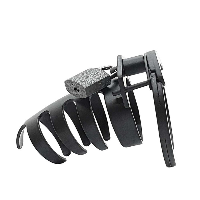 Black Line - The Classic - Half Open Kuisheidskooi - RVS - Zwart-Laced-up.nl