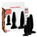 Black Mont - Anal Trainer Kit - Buttplug Set - Zwart-Erotiekvoordeel.nl