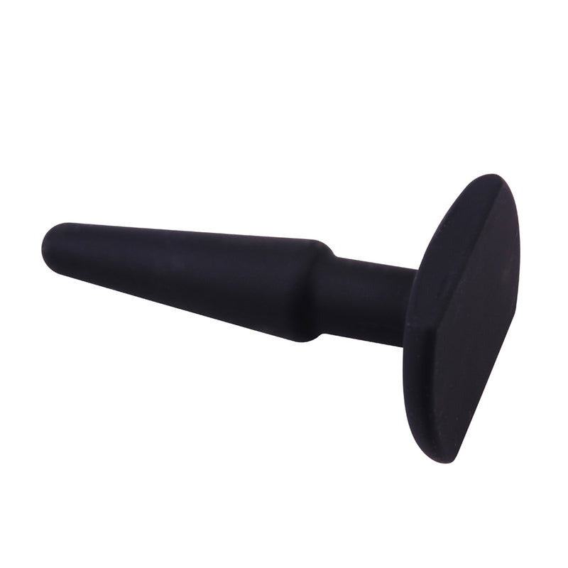 Black Mont - Plug anal en silicone - 11 x 2,3 cm - Noir-Laced-up.nl