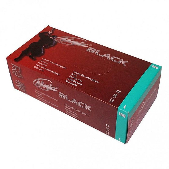 Black Ninja - Latex Wegwerphandschoenen - 100 Stuks-Laced-up.nl