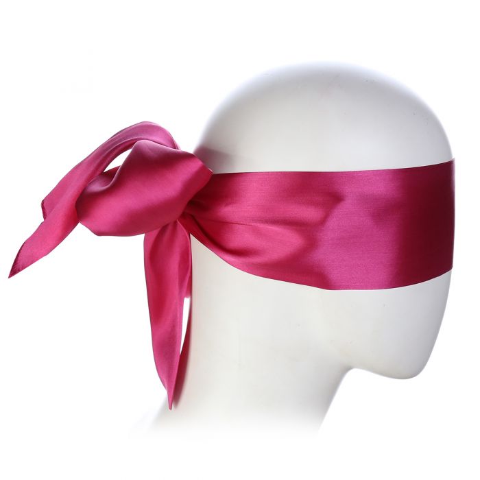 Blinddoek Van Roze Satijn-Laced-up.nl