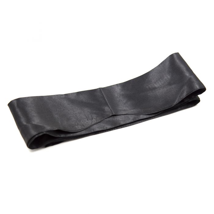 Blinddoek Van Zwart Satijn-Laced-up.nl