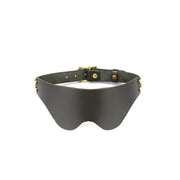 Liebe Seele - Samurai - Stoere Lederen Blinddoek - Zwart-laced-up.nl