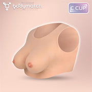 Bodymatch - Bowie - Realistische Siliconen Borstprothese - Lichte Huidskleur-Erotiekvoordeel.nl