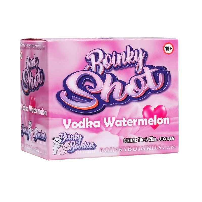 Boinky - Boinky Shots Vodka Watermeloen - 14,5% vol.- 10x 20 ml-Erotiekvoordeel.nl