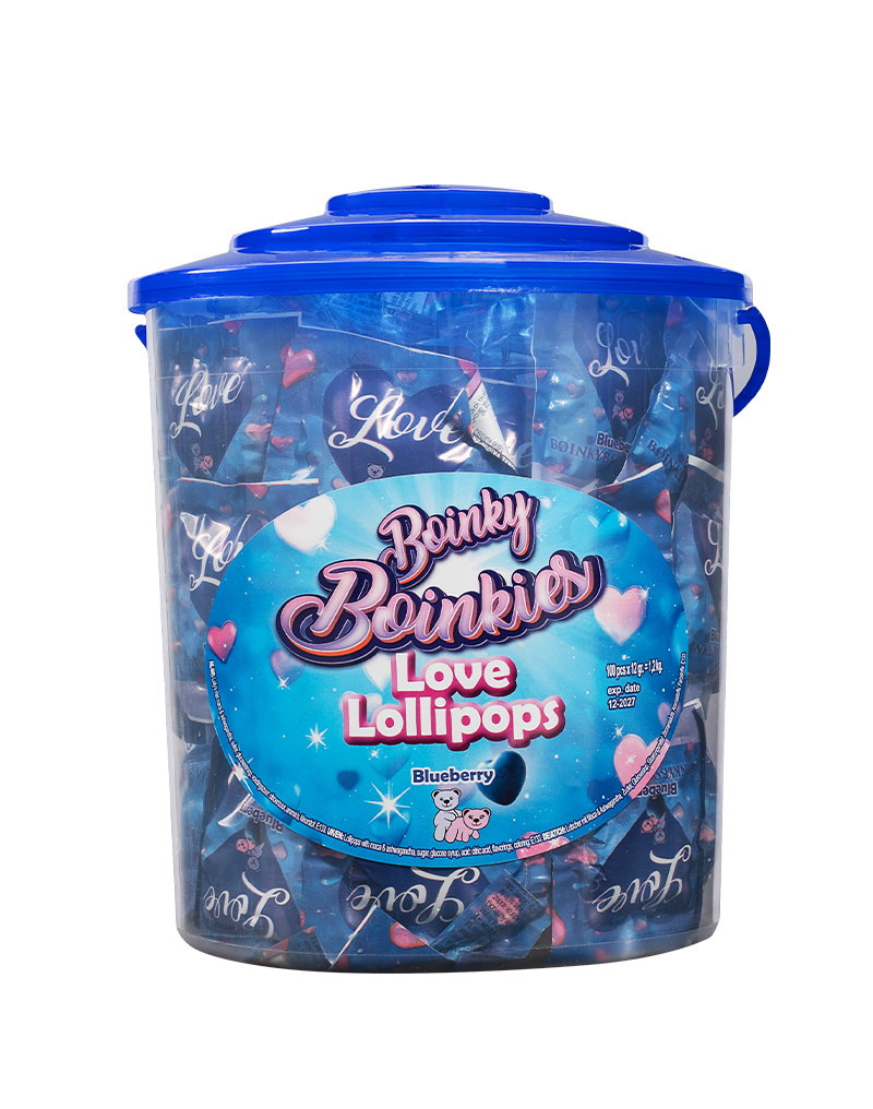 Boinky - Lustopwekkende Lolly's - Blue Bucket - 100 stuks-Erotiekvoordeel.nl