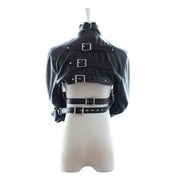 Bondage Body Bag/Restraint Suit Nylon and PU Leather - Size S/M - Laced-up.nl