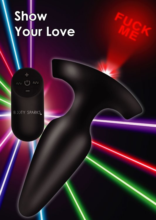 BootySparks - Fuck Me Laser - Buttplug met laser projectie-Laced-up.nl