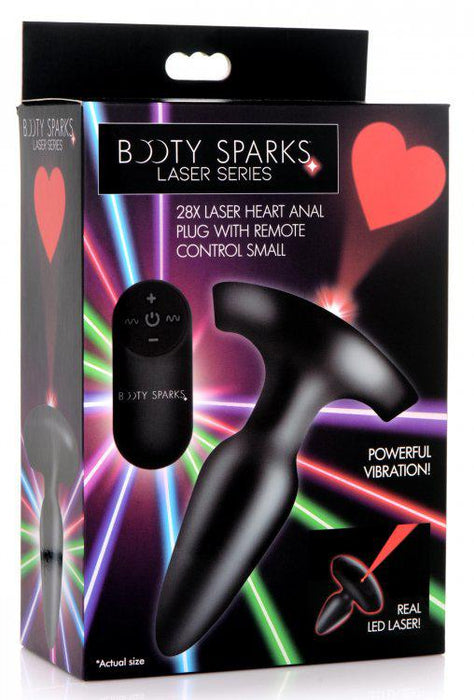 BootySparks - Heart Laser - Buttplug met Laser Projectie-Laced-up.nl