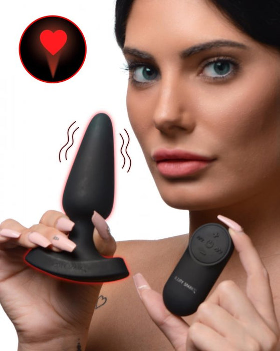 BootySparks - Heart Laser - Buttplug met Laser Projectie-Laced-up.nl
