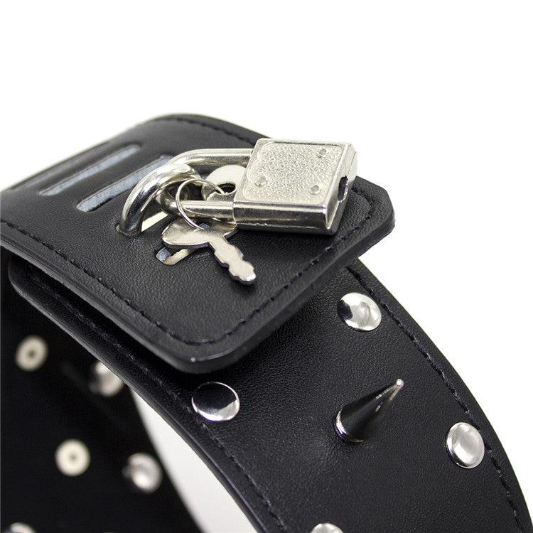 Brede collar Met spikes-Laced-up.nl