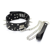 Brede collar Met spikes-Laced-up.nl