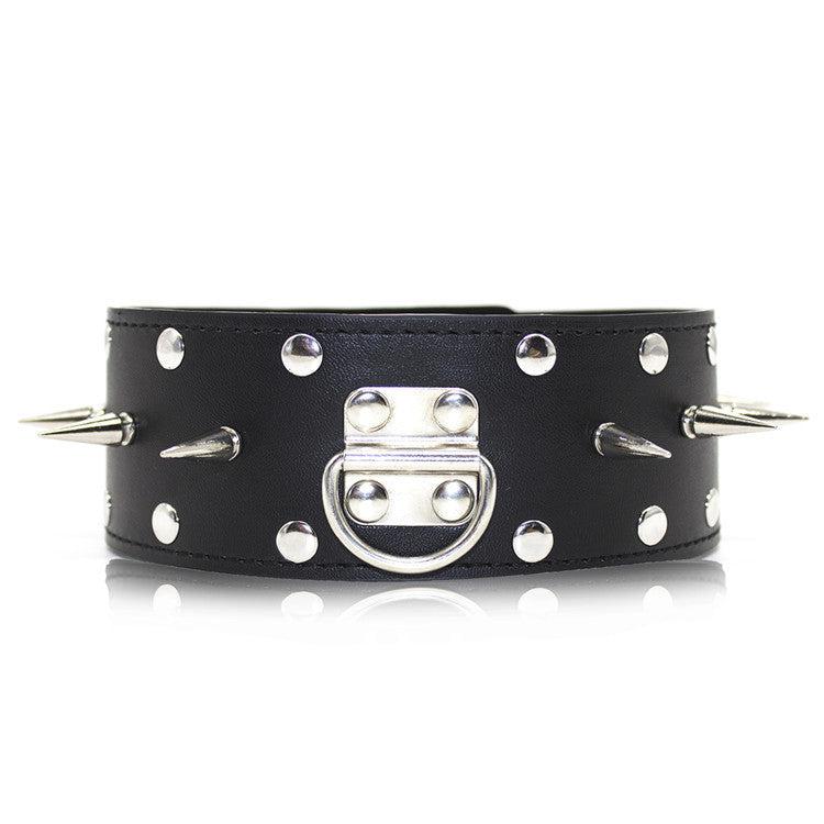 Brede collar Met spikes-Laced-up.nl
