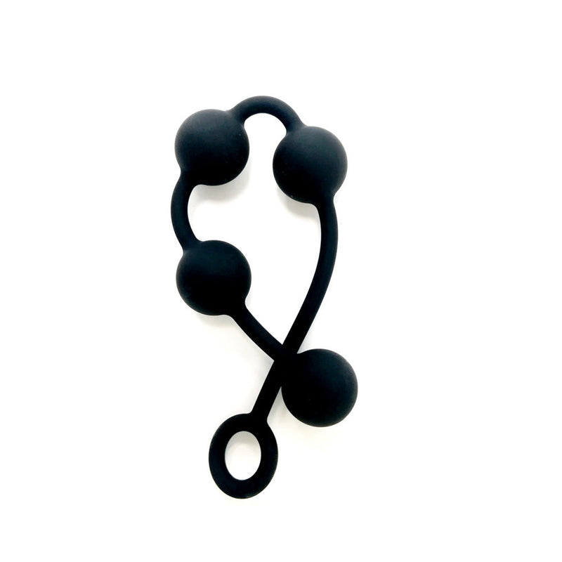 Brutus - Anaal Kralen - Vagina Kralen - Siliconen Anale Ballen - PEARLS Silicone String of Pearls - 3 maten-Laced-up.nl