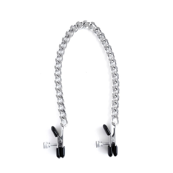 Brutus - Basic - Tepelklemmen Met Ketting - Zilver-Laced-up.nl