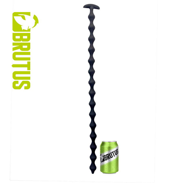 Brutus - Beaded Chain - Anaalketting - Anaal Kralen - Siliconen - Zwart-Laced-up.nl