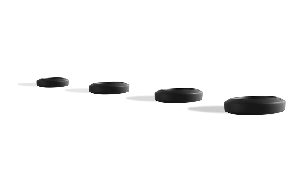 Brutus - Big Bulge - Siliconen Cockring Set met 4 verschillende maten - HyperSoft Silicone Cockring Set-Laced-up.nl