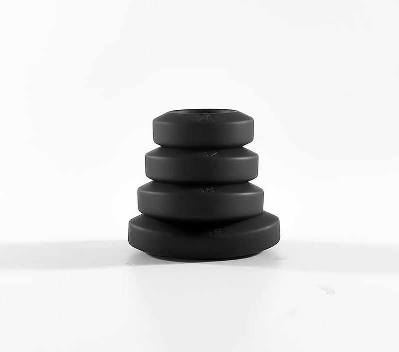 Brutus - Big Bulge - Siliconen Cockring Set met 4 verschillende maten - HyperSoft Silicone Cockring Set-Laced-up.nl