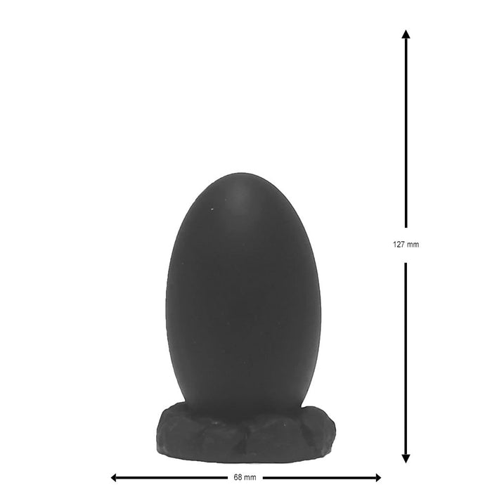 Brutus - Bum Buddy - Bacchus - Buttplug - Siliconen - Zwart - 4 maten-Laced-up.nl