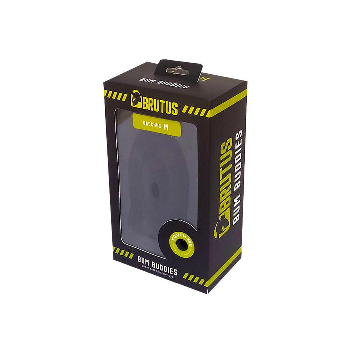 Brutus - Bum Buddy - Bacchus - Buttplug - Siliconen - Zwart - 4 maten-Laced-up.nl