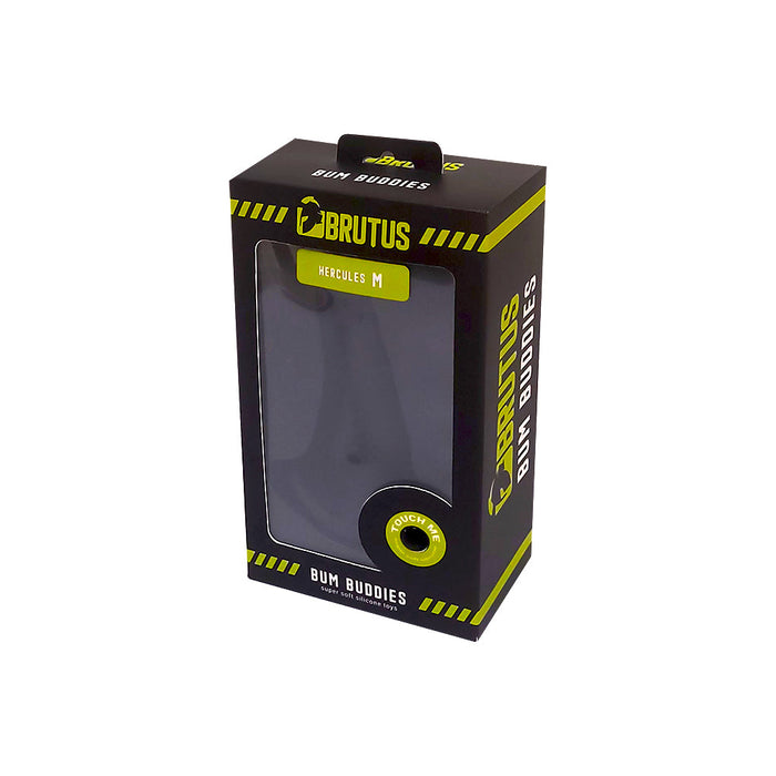 Brutus - Bum Buddy - Hercules - Anaal Dildo - Anker Buttplug - Siliconen - Zwart - 4 maten-Laced-up.nl