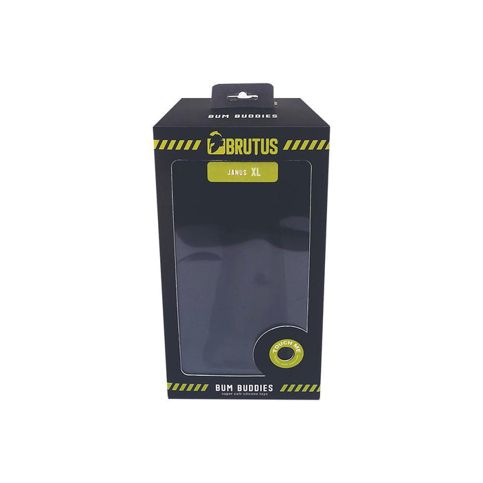 Brutus - Bum Buddy - Janus - Anaal Dildo - Siliconen - Zwart-Erotiekvoordeel.nl