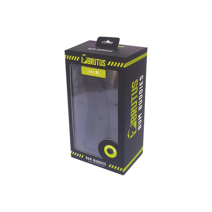 Brutus - Bum Buddy - Janus - Anaal Dildo - Siliconen - Zwart-Erotiekvoordeel.nl