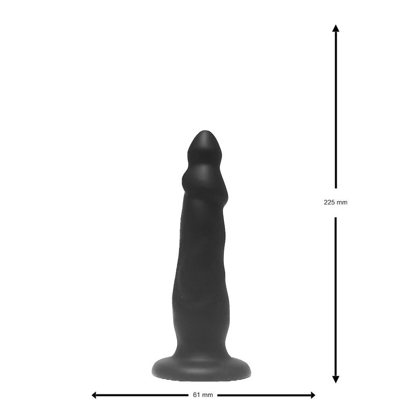 Brutus - Bum Buddy - Mithras - Buttplug - Siliconen - Zwart-Erotiekvoordeel.nl